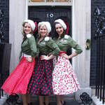 The Spinettes Photoshoot Downing Street 2